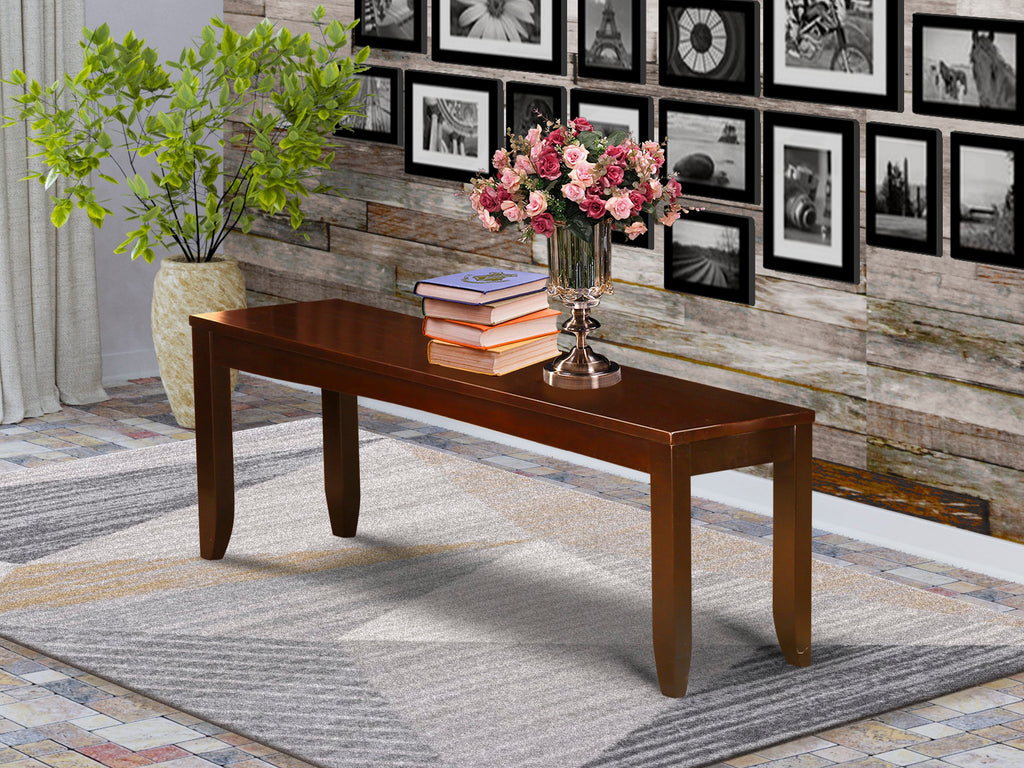 Dining Bench with Solid Wood Seat, Espresso Finish LYB-EPY-Y Versatile Dining Room Seating