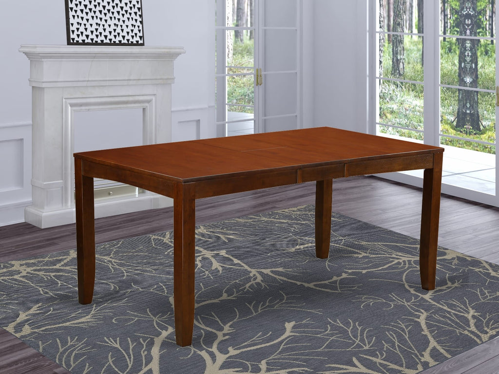 LYT-EU5-L Lynfield 66-Inch Dining Table with Butterfly Leaf in Rich Espresso Finish
