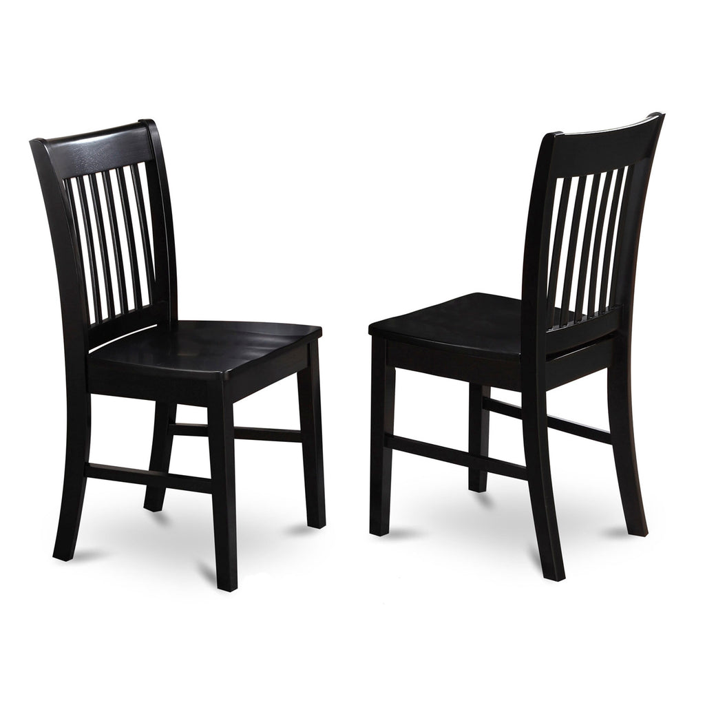 DLNO5-BJL-Z 5-Piece Round Dropleaf Dining Set with Chairs, 42x42 for Kitchen Elegance