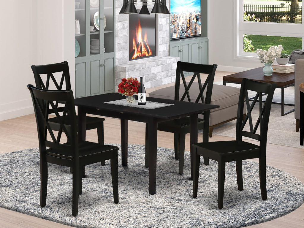 NOCL5-JMH-R Dining Set Elegant 5-Piece Arrangement with Rectangular Table & 4 Chairs, 32x54