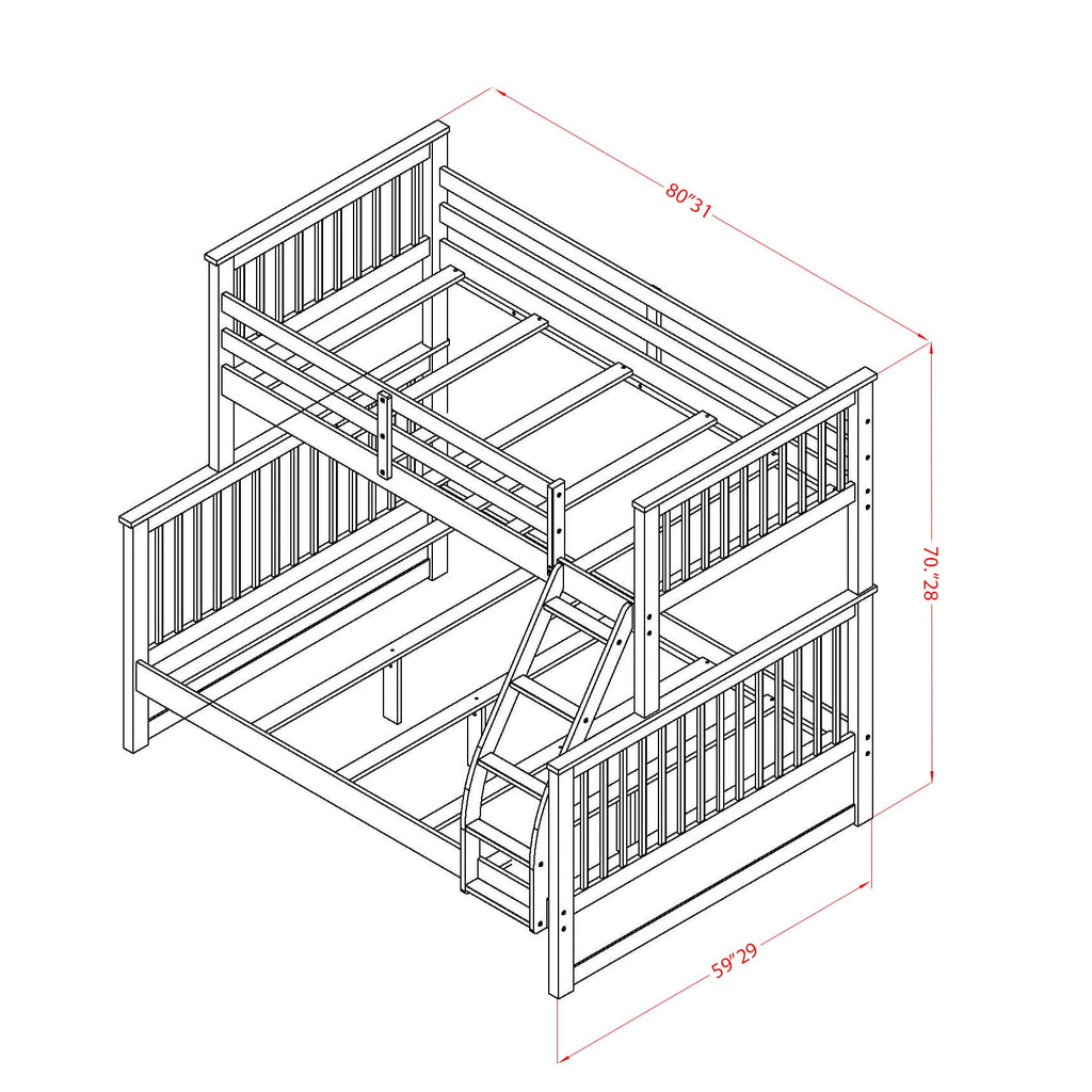 OD0-YT Odesia Duo Level Bedframe with Twin and Full Capacity in Elegant White Finish