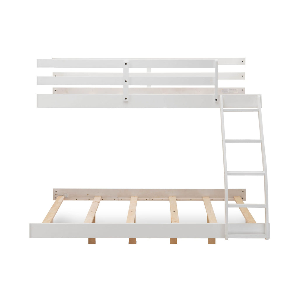 OD0-YT Odesia Duo Level Bedframe with Twin and Full Capacity in Elegant White Finish