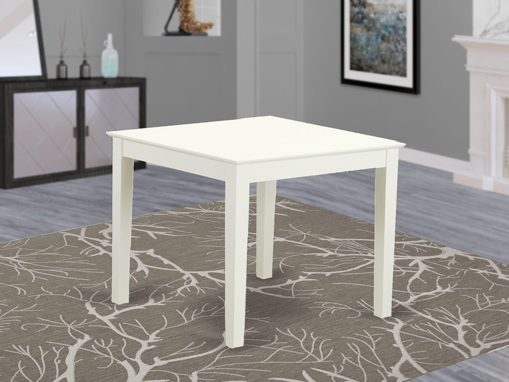 Discover Square OXT-LYS-I Dining Table for Compact Areas, White 36x36 Inch