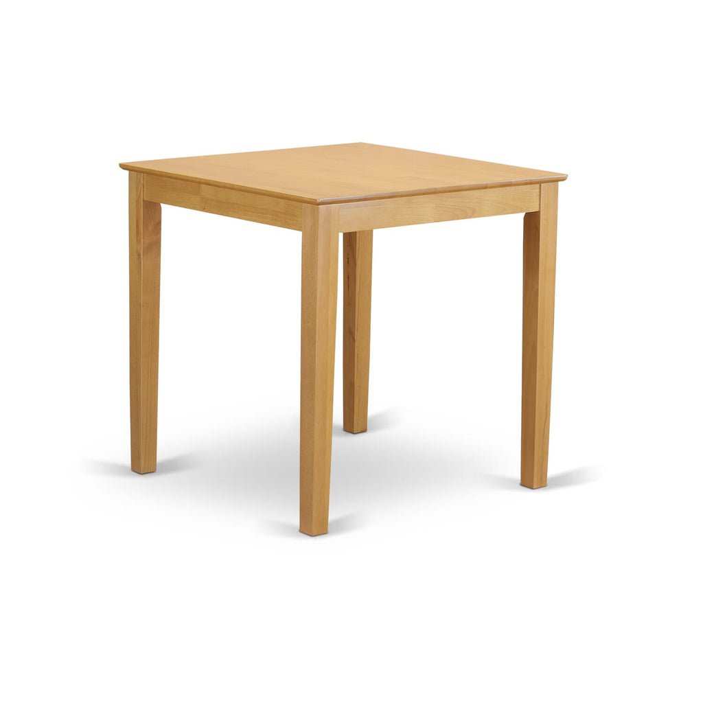 PBCF5-A3Y-I 5-Piece Oak Dining Collection with Square Counter Table and 4 Matching Chairs, 36