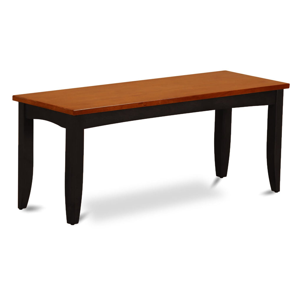 PARF6-8EW-9 6-Piece Dining Ensemble with Square Table & Chairs in Luxe Black with Butterfly Extension