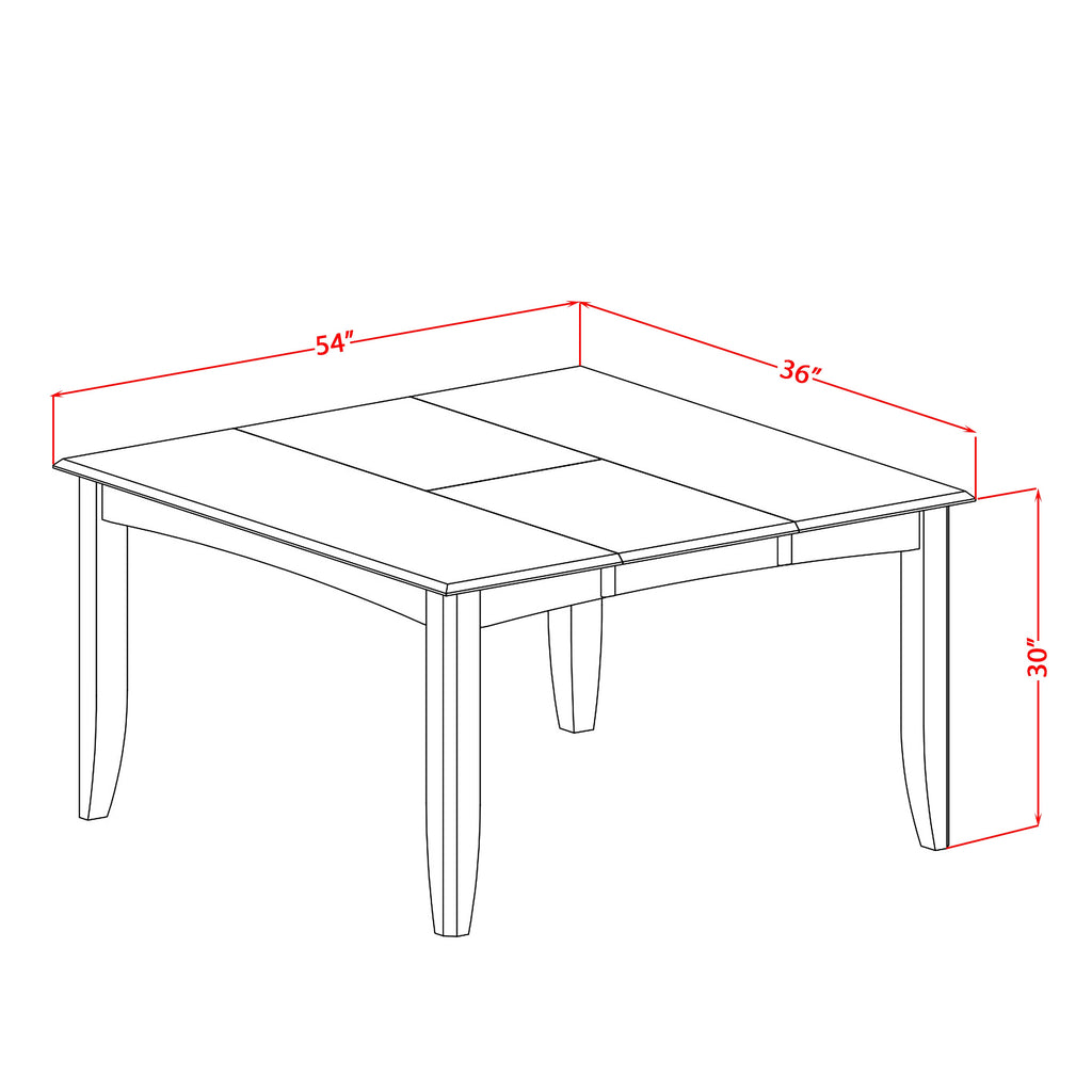 Elegant Square Dining Ensemble PARF9-GV0-N with Expanding Leaf and 8 Upholstered Chairs in Sleek Two-Tone