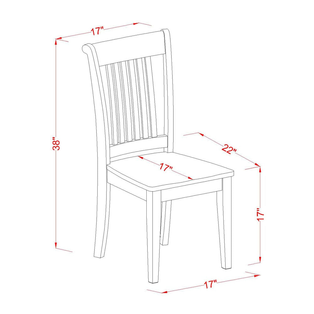 PSPO7-EPK-S Exquisite 7-Piece Dining Set with Expanding Table and Six Sturdy Chairs for Modern Dining