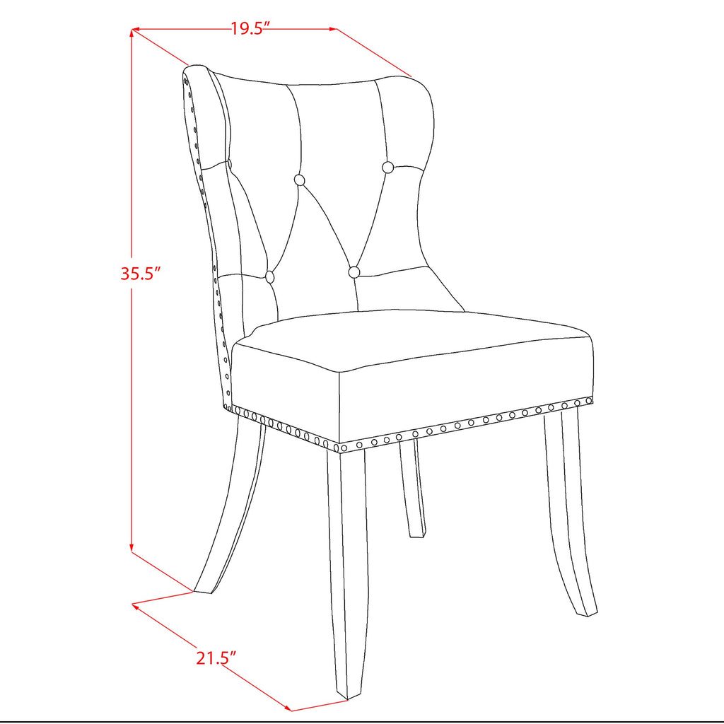 DOSI9-7WM-XV 9 Piece Dining Ensemble featuring Rectangle Table & Baby Blue Upholstered Chairs & Butterfly Leaf