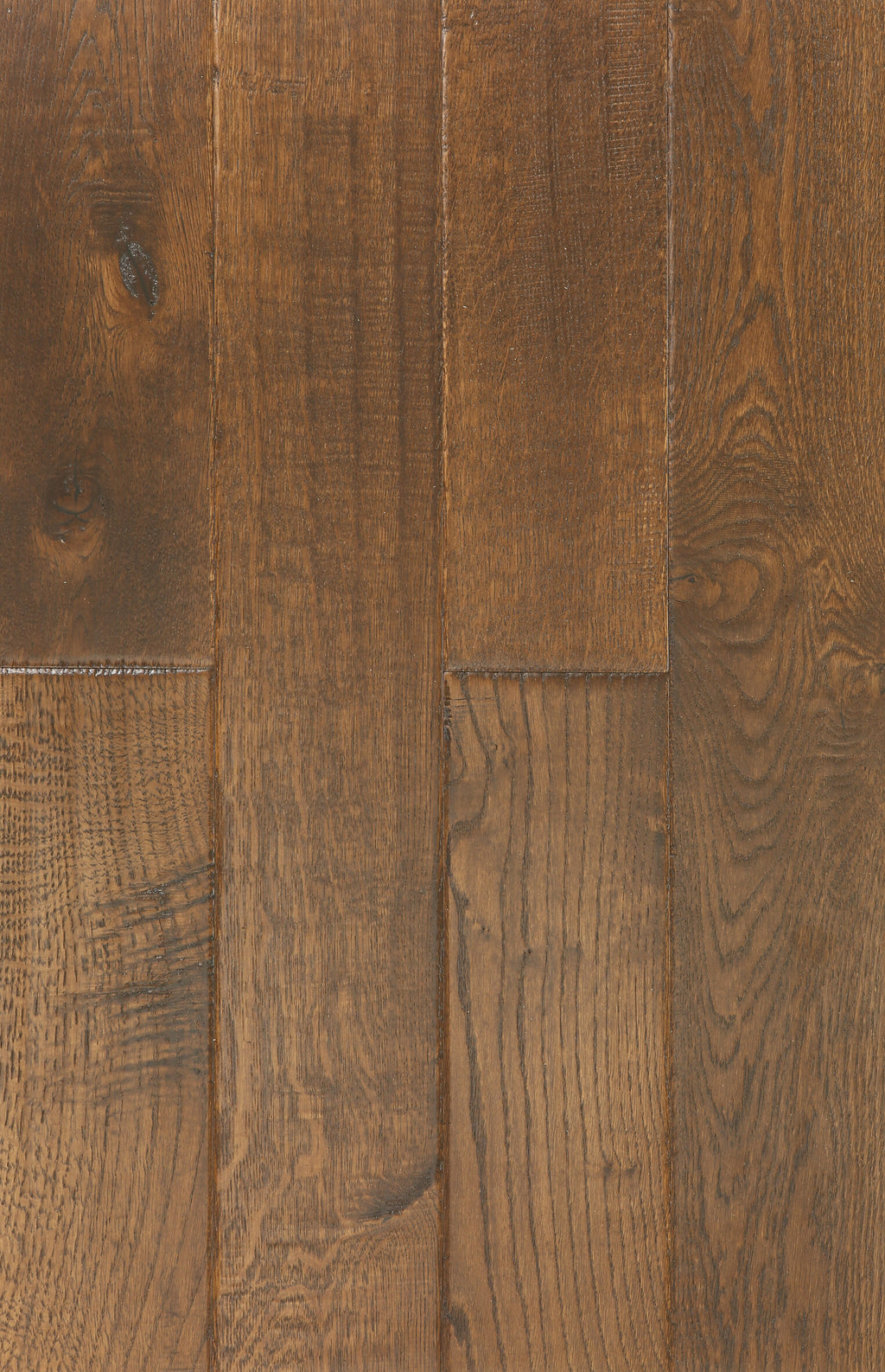 SP-5O97Y Sango Premier Engineered Hardwood Floor - Autumn Brown, Handscraped European Oak Design 26.24 sqft/box