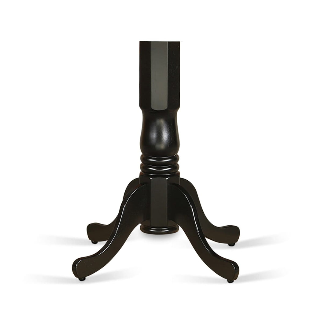Trenton Pedestal finished in black