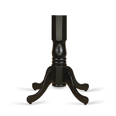 Trenton Pedestal finished in black