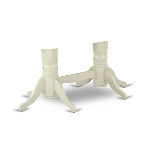 VAT-LWH-P Vancouver Table Pedestal in Linen White Finish