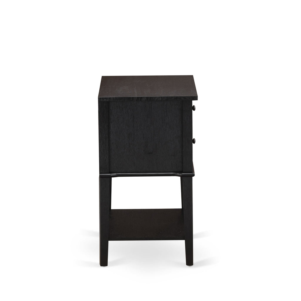 KD18Q-3DI4E 3-Piece Queen Bedroom Arrangement - Soft Headboard, Fabric Finish and Twin Minimalist Nightstands
