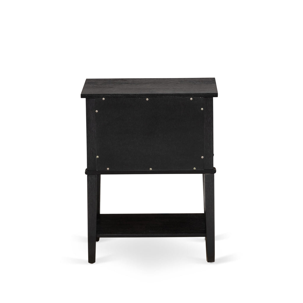 KD18Q-3DI4E 3-Piece Queen Bedroom Arrangement - Soft Headboard, Fabric Finish and Twin Minimalist Nightstands