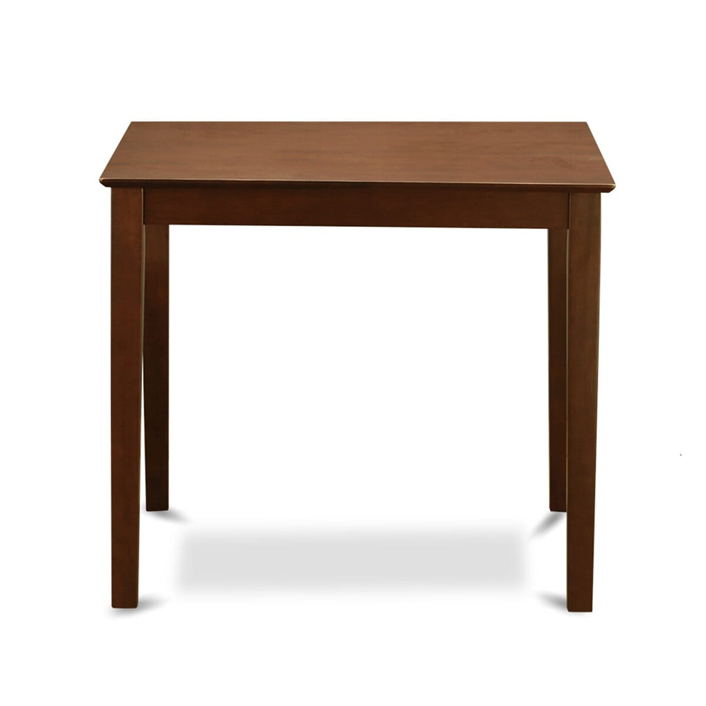 Vernon High Counter Square Table for Compact Areas - VNT-M6T-3, 36x36 Mahogany Finish