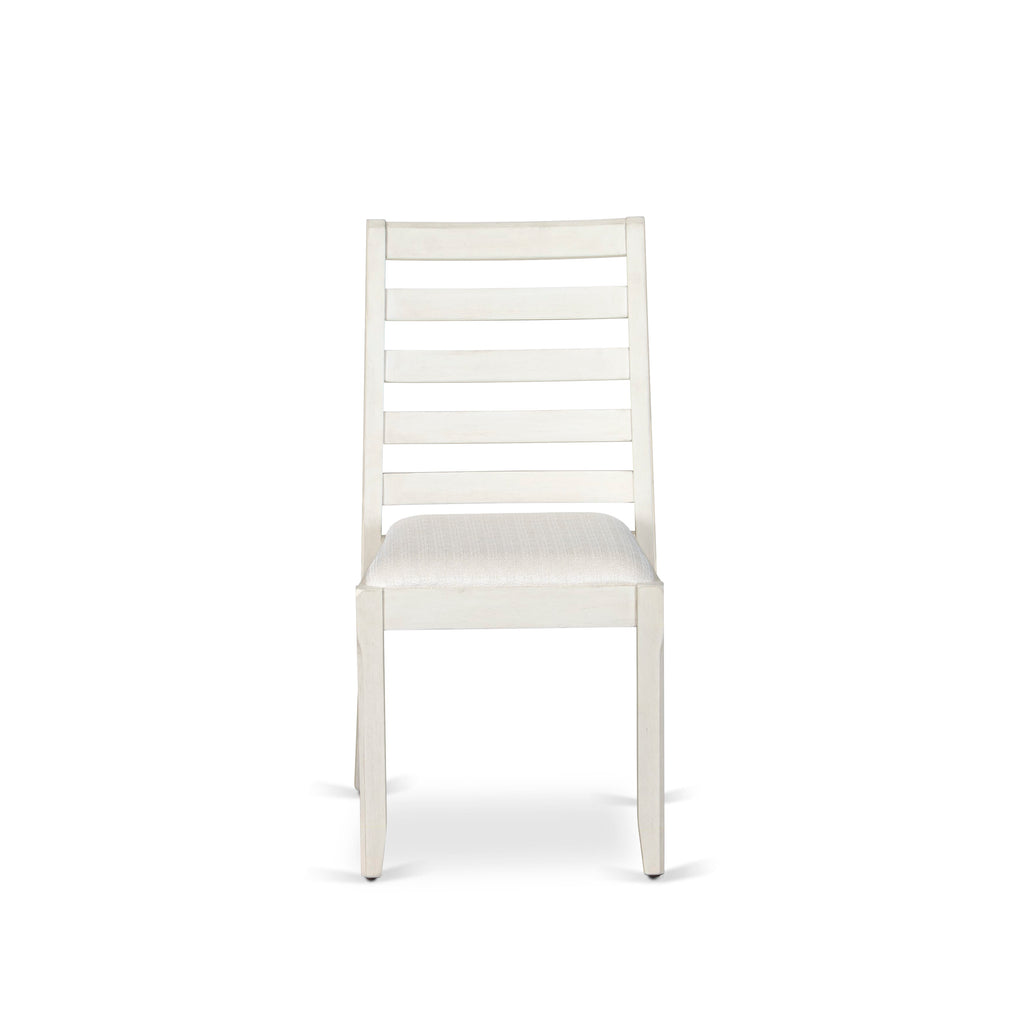 Luxe Dining Room Ensemble X07X1-GUR-0S Space-Saving Extendable Dining Set with Contemporary Touch - 1 Main Table, Coffee Table, 7 Stackable Chairs & Stylish Bench, Antique White Elegance
