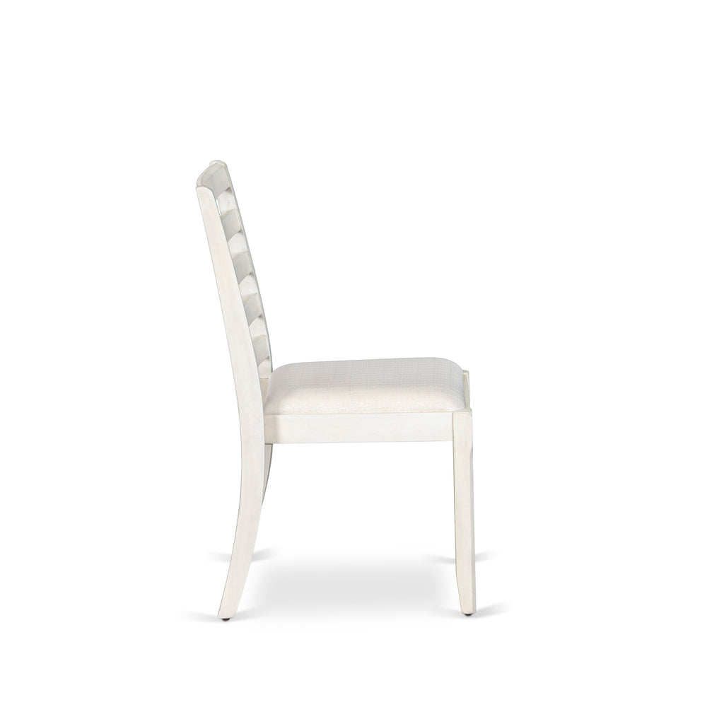 Revamped X02X1-64H-DX 5-Piece Dining Ensemble Extendable Rectangular Table, Chairs & Benches in Antique White