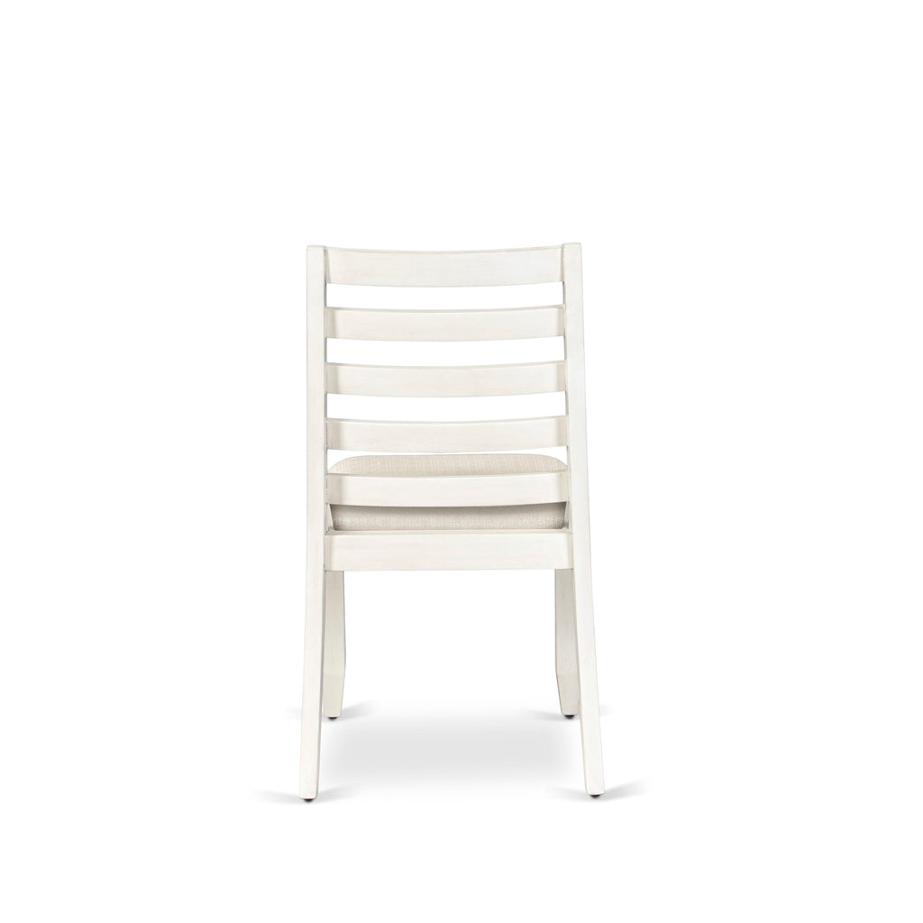 Luxe Dining Room Ensemble X07X1-GUR-0S Space-Saving Extendable Dining Set with Contemporary Touch - 1 Main Table, Coffee Table, 7 Stackable Chairs & Stylish Bench, Antique White Elegance