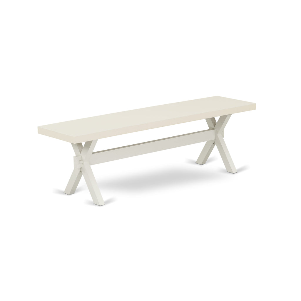 6 Piece Dining Ensemble X026V42GK-E with Rectangular Table, Parson Chairs, and Bench, Multi-Color