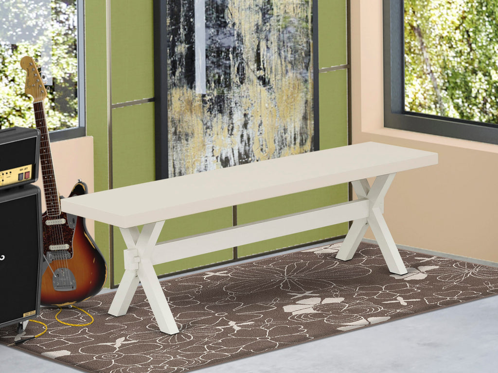 6 Piece Dining Ensemble X026V42GK-E with Rectangular Table, Parson Chairs, and Bench, Multi-Color