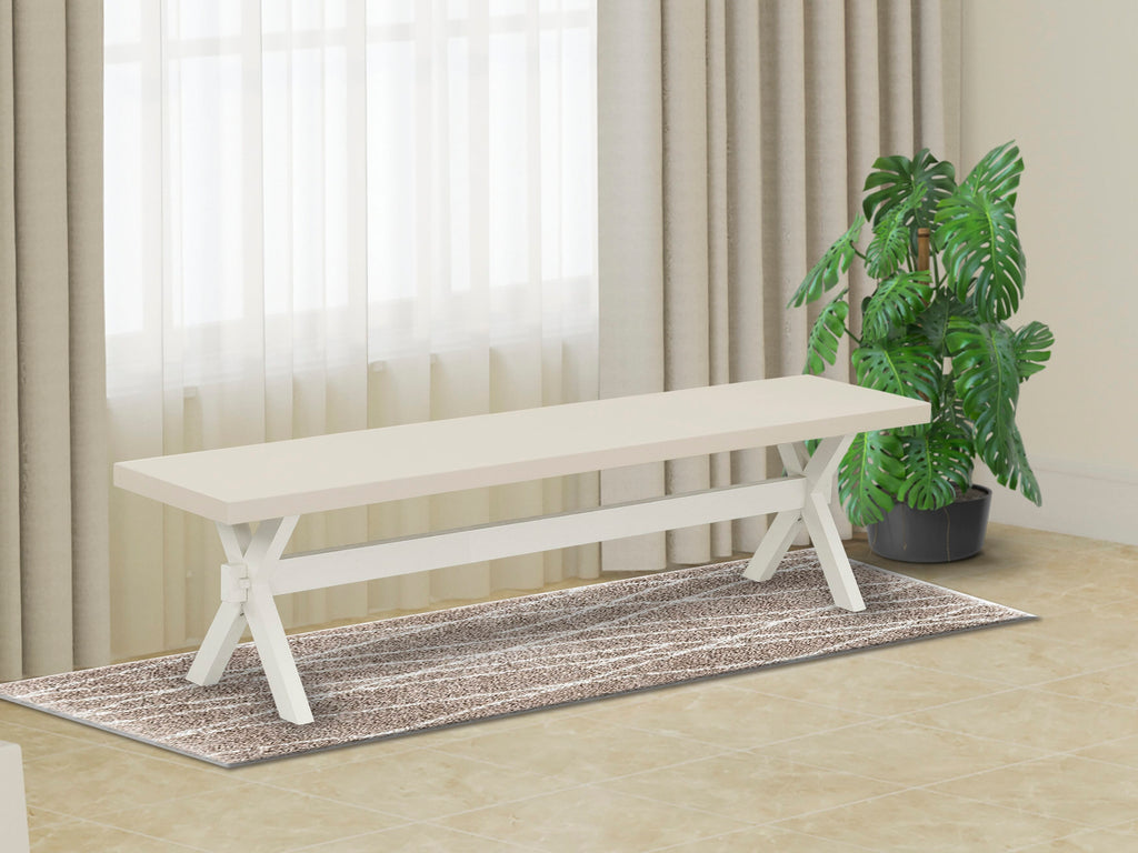 Sleek X027LISYZ-V Dining Suite with Rectangle Table & 6 Seats, Includes Chic Shitake Upholstery & X-Legs