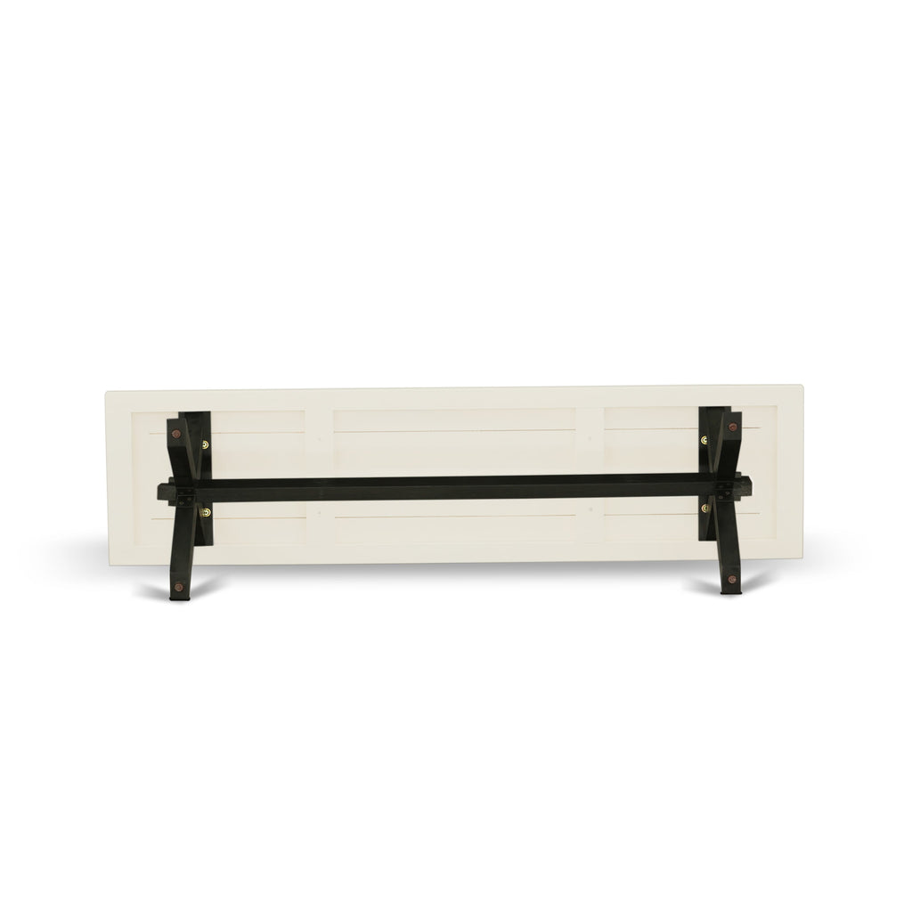 X626DMII2-5 Dining Ensemble Table with X-Legs, 4 Linen Parson Chairs & Bench - Multi-Color Style