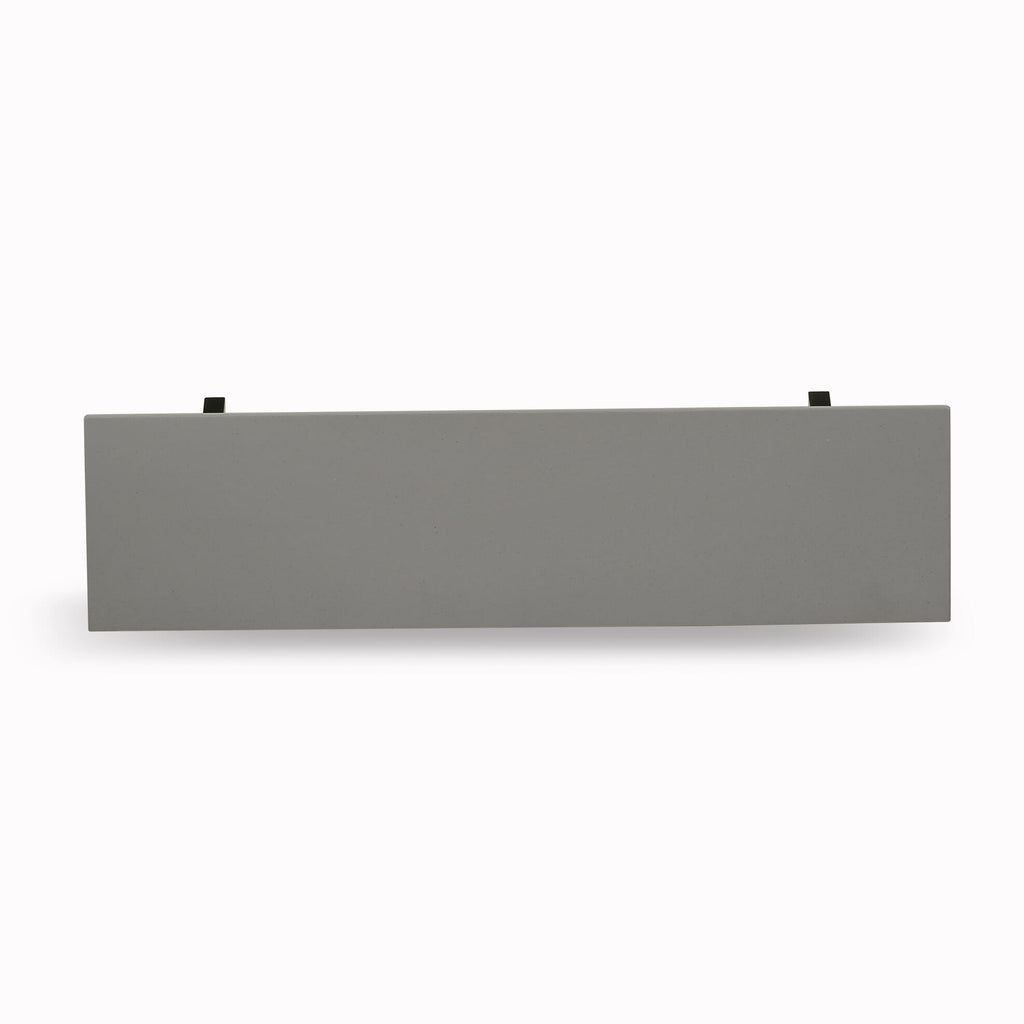 X696EJMSX-0 6Pc Set 36x60 Rectangle Table with Parson Seats & Bench in Black & Cement Brush Finish