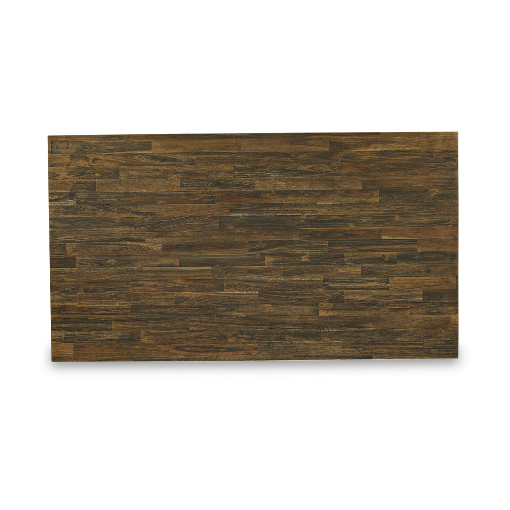 XTK0S Contemporary X-Style Rectangular Dining Table with Chic Wood Finish and Elegant Base, Multi-Color 40x72