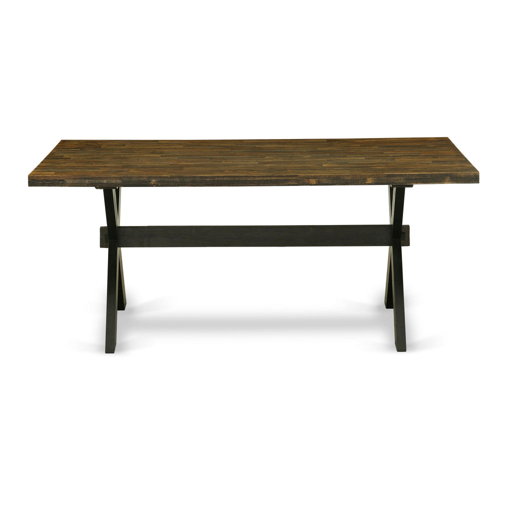 Dining Delight X677AMAW9-I Set with 5-Piece Rectangle Table & 4 Luxe Chairs for Elegant Spaces