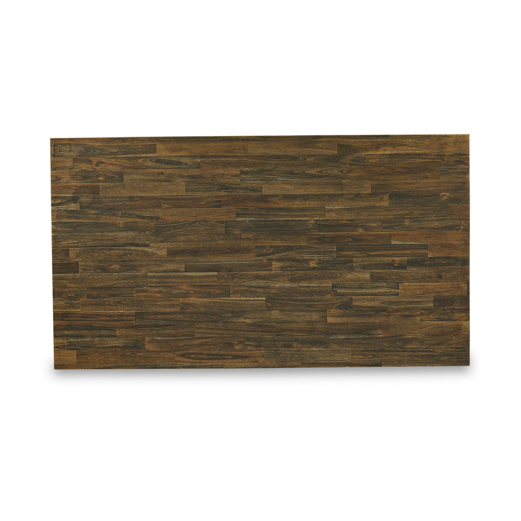 XTAMT Chic Dining Ensemble Rectangle Wooden Table Top with X-Style Legs, 40x72, Multicolor Elegance