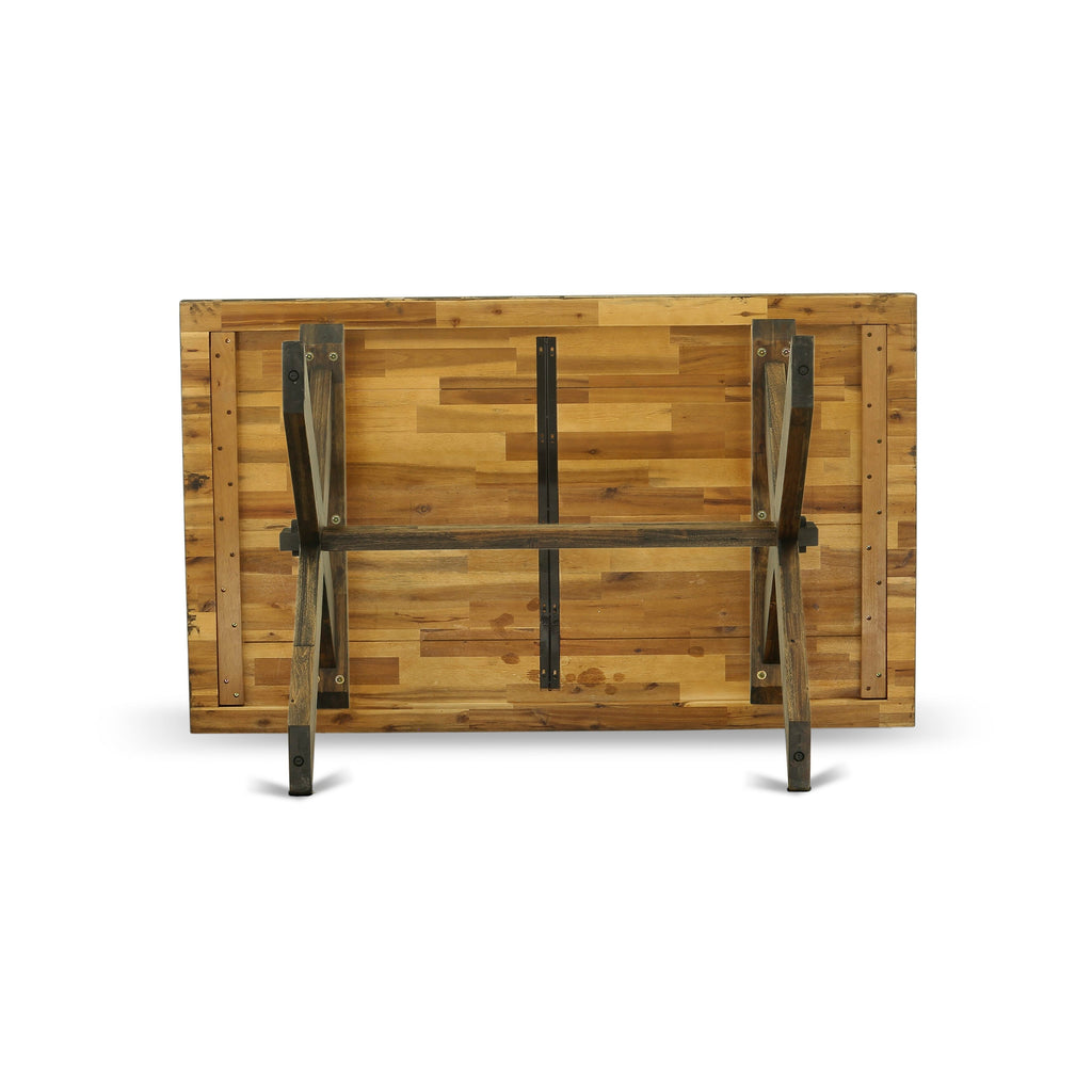 XTPLN Dynamic Dining Table 36x60 Inch - Elegantly Shaped Rectangle with Versatile Multi-Color Design