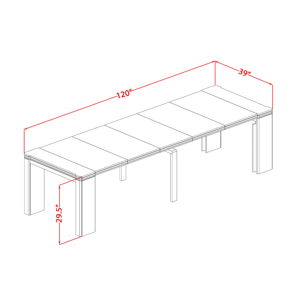 X02AB-VYS-Q6 5-Pc Dining Table Ensemble Chic Dining Setup with Rectangular Table, Benches & Black Chairs