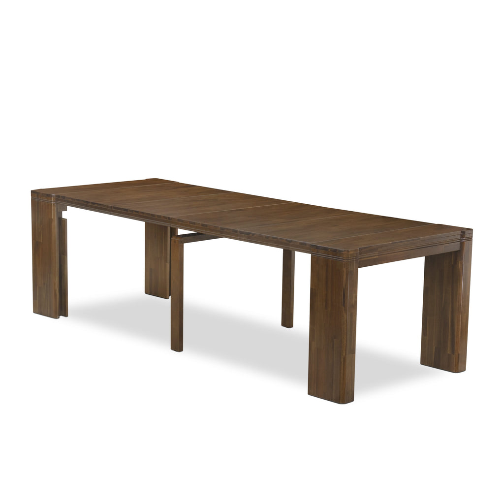 X02AS-PYT-RC Elegant 6-Piece Extendable Dining Ensemble with Rectangle Table, Chairs, and Benches in Antique Finish