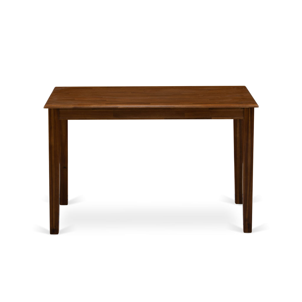YAT-A0Z-K Walnut Rectangular Dining Table 30x48 Inches Sleek Modern Design