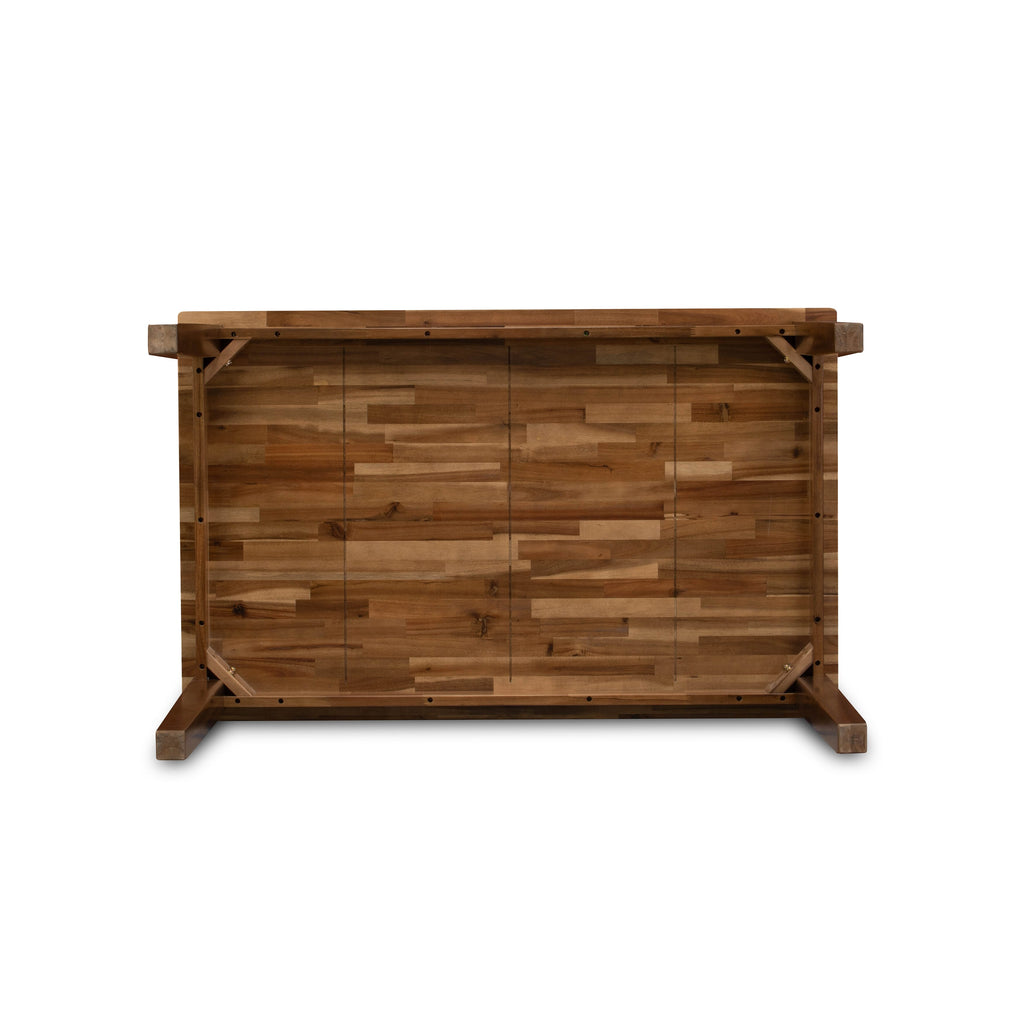 YAT-A0Z-K Walnut Rectangular Dining Table 30x48 Inches Sleek Modern Design