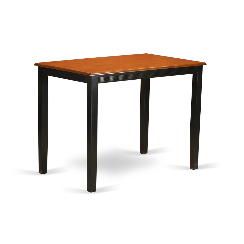 YAT-BZX-B High Table Rectangle Design, 30x48, Blend of Charcoal and Cherry Finishes